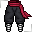 [L]Red Wind Pants