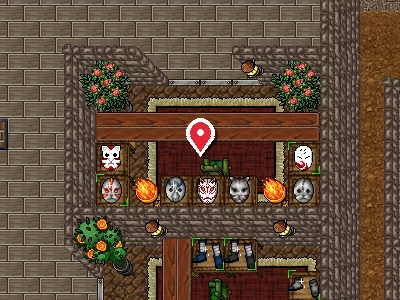 Mapa HD da localização de Shiro