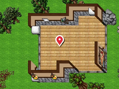 Mapa HD da localização de Tsunade